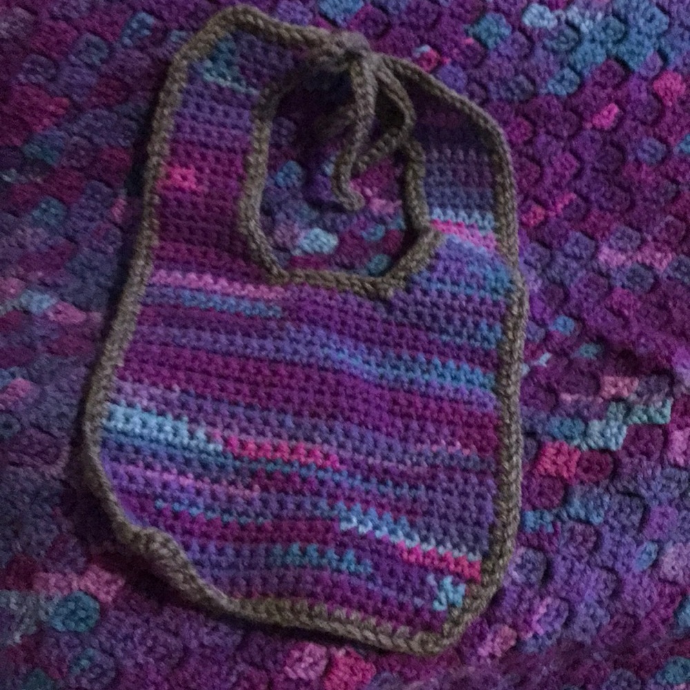 Bib and blanket set